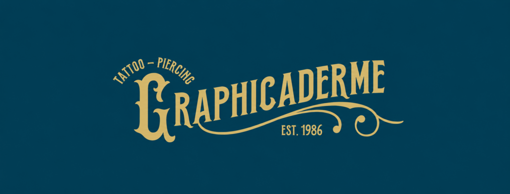 Logo Graphicaderme Avignon, studio de tatouage fondé en 1986